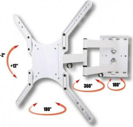 Techly ICA-PLB 136M Επιτοίχια έως 55" και 45kg White