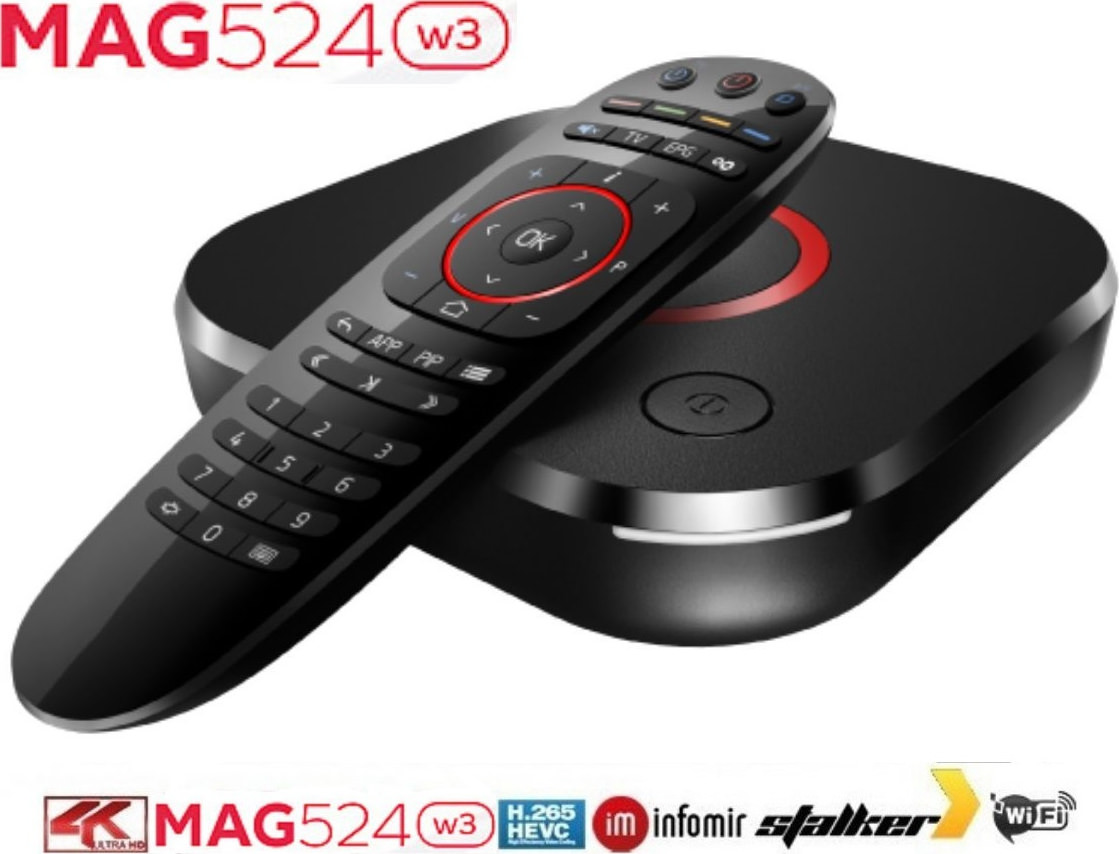 Infomir TV Box MAG524w3 (1GB/4GB)
