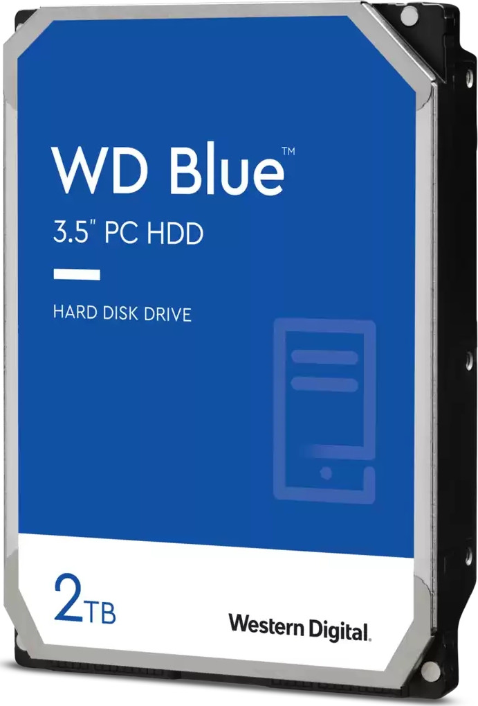 Western Digital Blue 2TB HDD Σκληρός Δίσκος 3.5 SATA III (WD20EZBX)