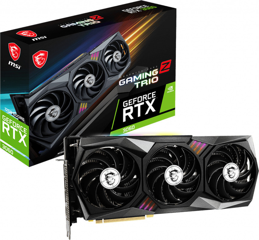 MSI GeForce RTX 3060 12GB Gaming Z Trio (V390-245R)