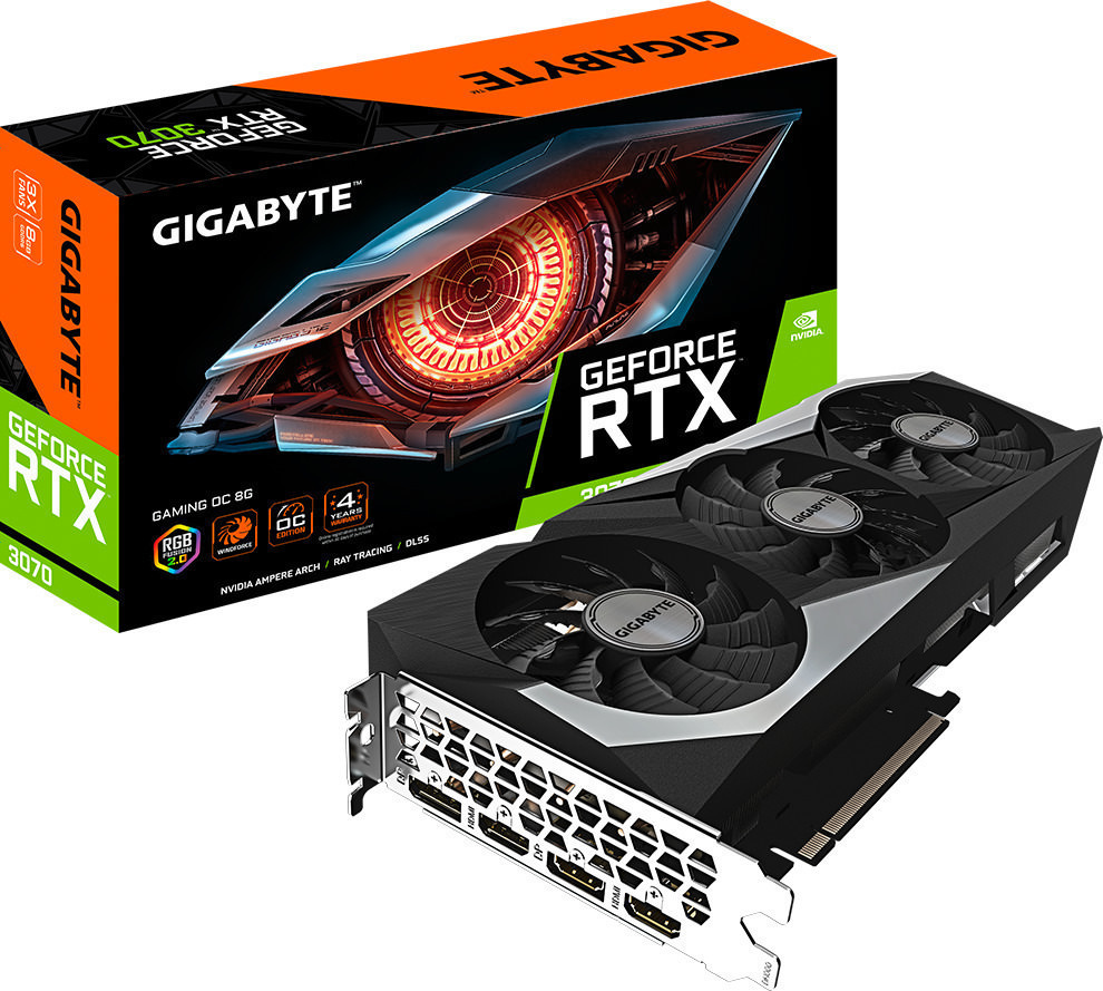 Gigabyte GeForce RTX 3070 8GB Gaming OC LHR (Rev. 2.0) (GV-N3070GAMING OC-8GD rev2)