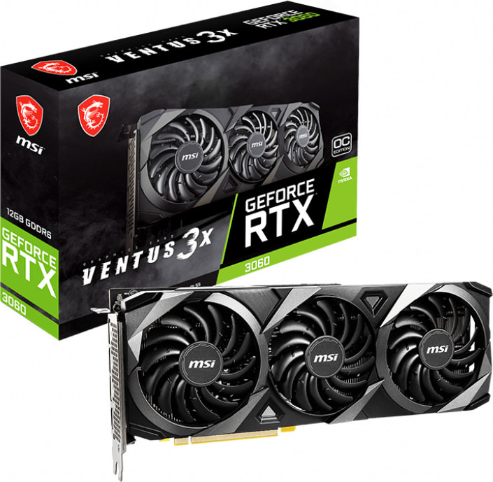 MSI Geforce RTX 3060 Ventus 3X 12G OC