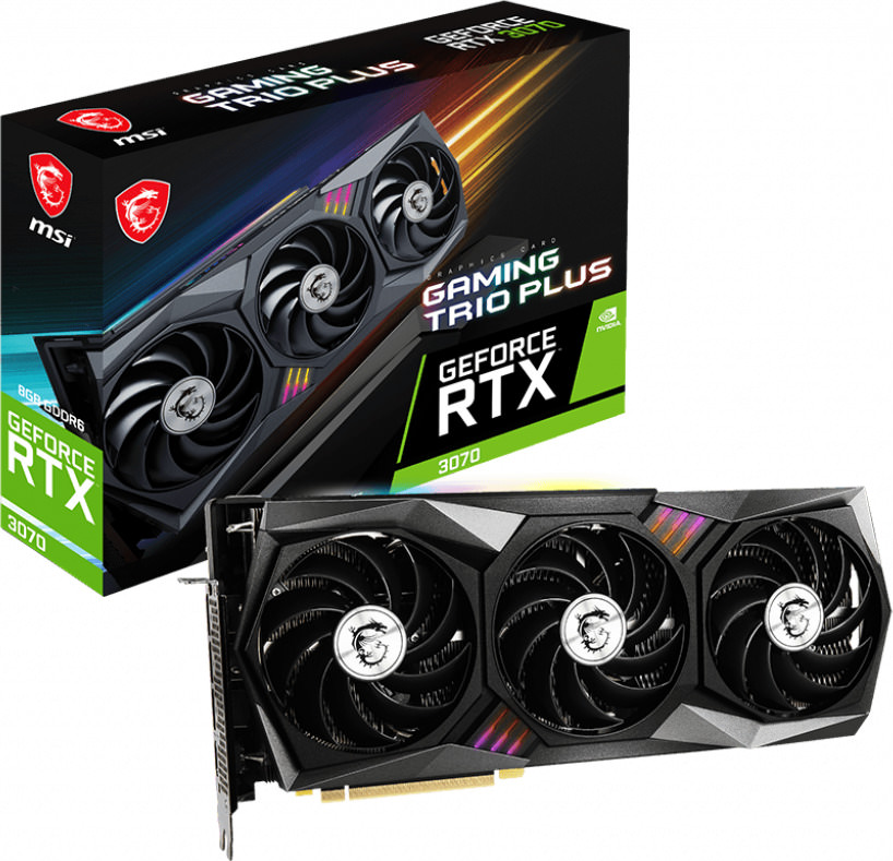 MSI GeForce RTX 3070 GAMING TRIO PLUS 8GB LHR
