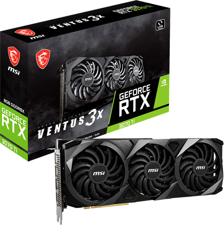 MSI Geforce RTX 3070 Ti Ventus 3X 8GB