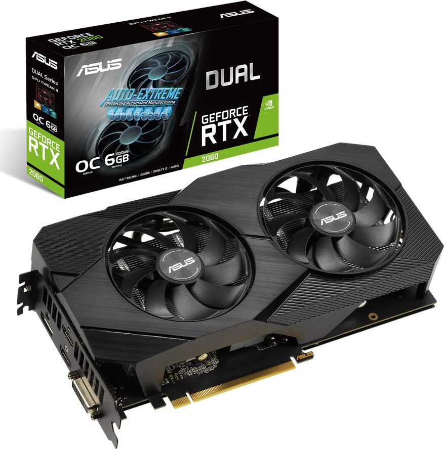 ASUS GeForce RTX2060 Dual OC Evo 6GB