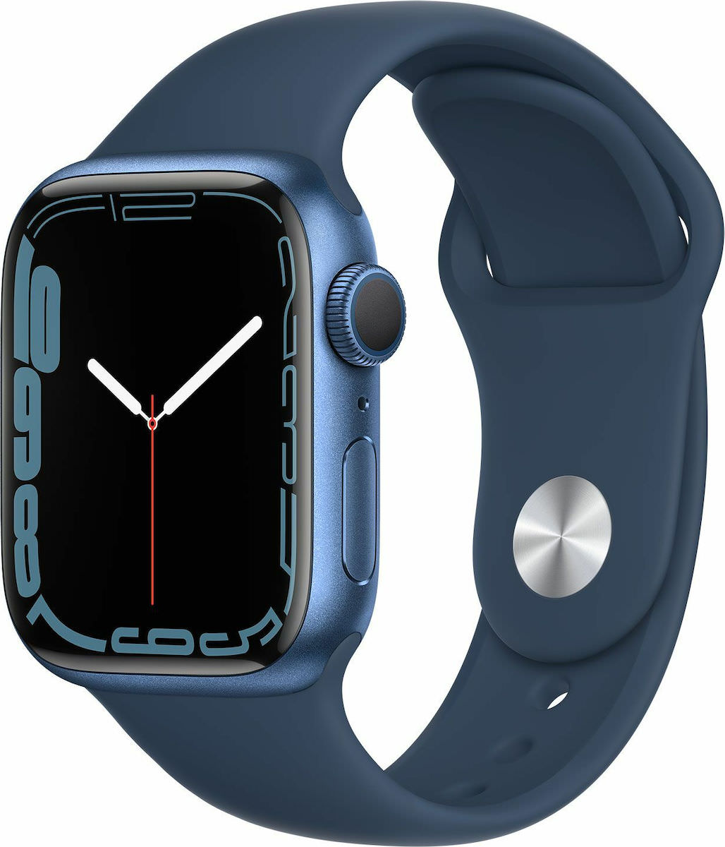Apple Watch Series 7 GPS 41mm Blue with Sport Band