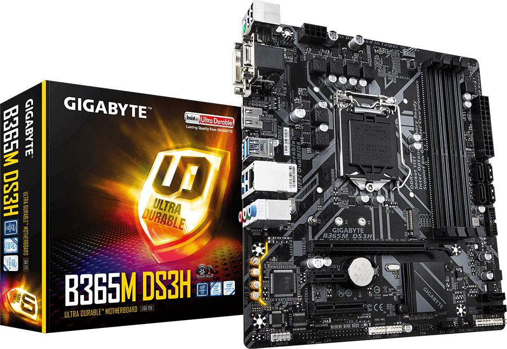 Gigabyte Motherboard B365M DS3H U-ATX