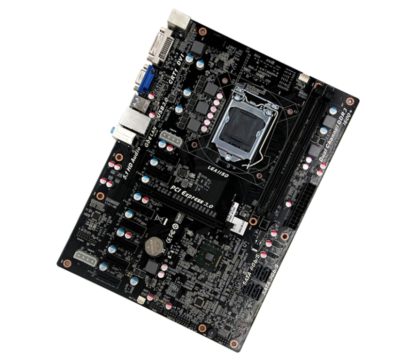 BTC - Mining Q87-BTC Motherboard 8xPCIe
