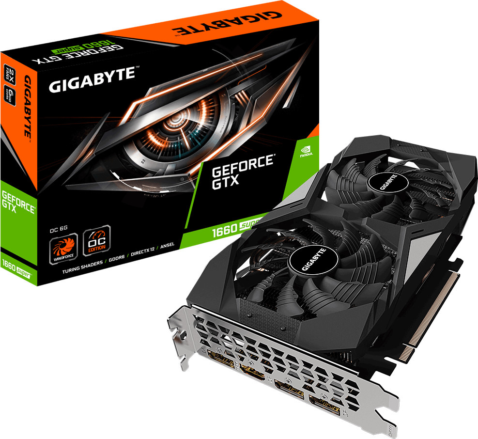 Gigabyte GeForce GTX 1660 Super 6GB OC (GV-N166SOC-6GD)