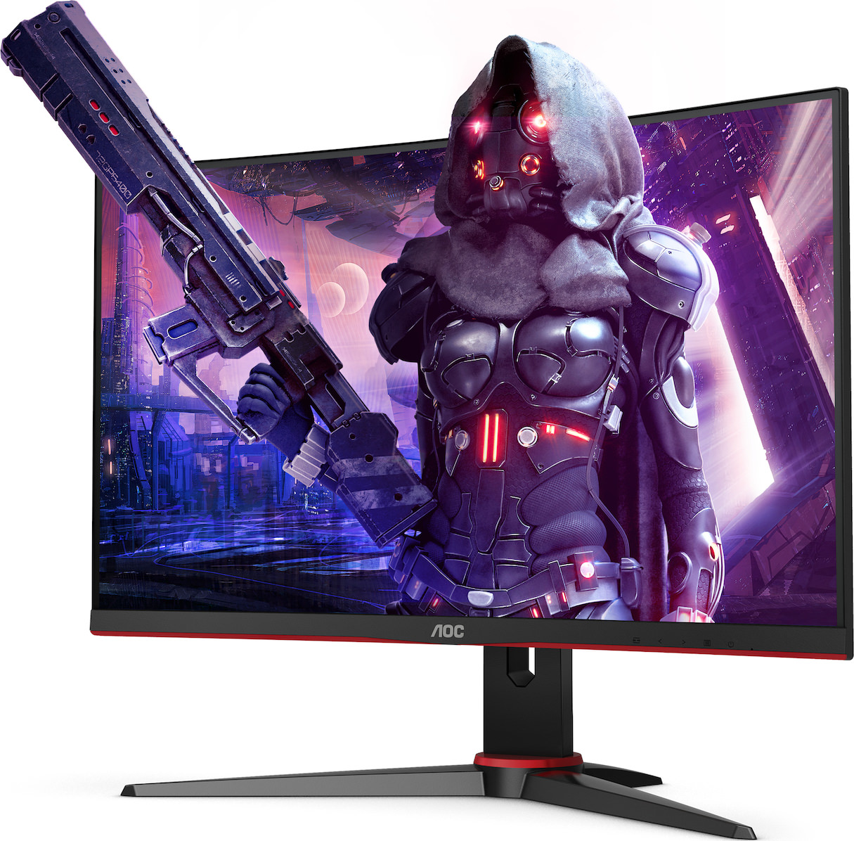 AOC C24G2AE 23.6" 165Hz Curved Gaming Monitor