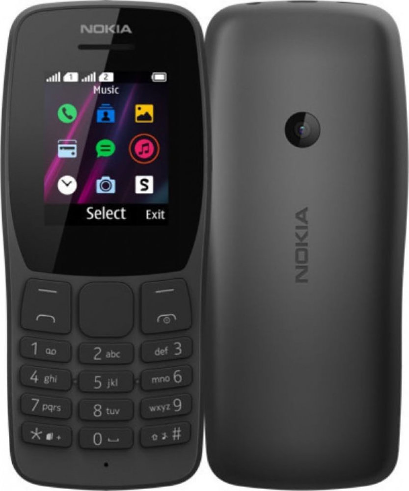 Nokia 110 DS Black (Eng) noeu