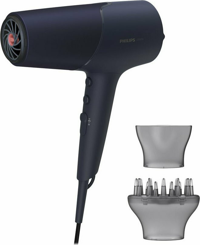 Philips Series 5000 ThermoShield Technology Ionic Πιστολάκι Μαλλιών με Φυσούνα 2300W (BHD510/00)