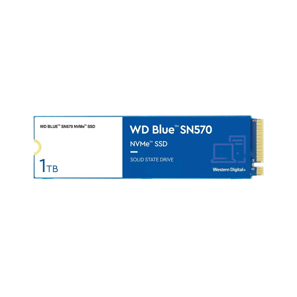 Western Digital Δίσκος SSD SN570 1TB M.2 2280 PCIe Gen3x4 (WDS100T3B0C)