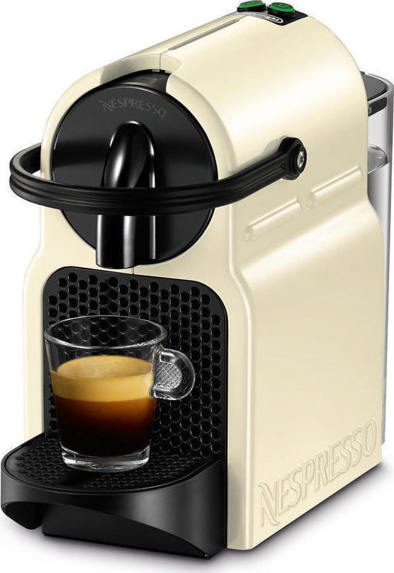 Delonghi Inissia EN80.CW Καφετιέρα για Κάψουλες Nespresso Πίεσης 19bar Vanilla Cream