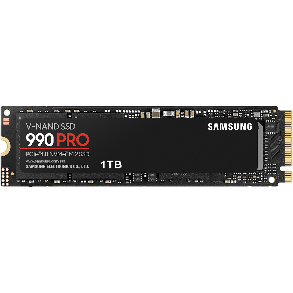 Samsung 990 Pro 1TB SSD, M.2, PCIe 4.0x4, 7450MBps (Read)/6900MBps (Write) (MZ-V9P1T0BW)