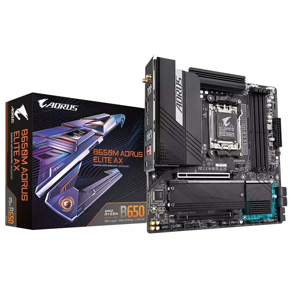 Gigabyte B650M Aorus Elite AX (rev. 1.x) Motherboard Micro ATX με AMD AM5 Socket